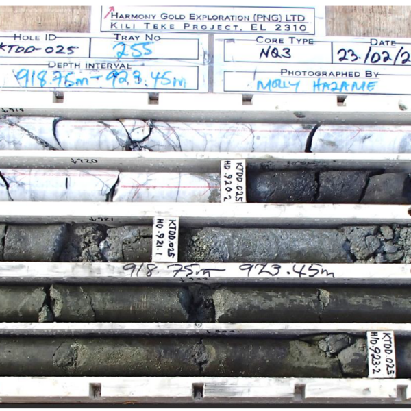 High-Grade Intercepts: KTDD025 7.8 m @ 13.3% Cu, 11.75 g/t Au, 21.07 g/t Ag within 54 m @ 2.1% Cu, 1.82 g/t Au, 3.87 g/t Ag (from 878 m depth down hole)